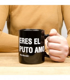 Taza Existencialista con mensaje para sobrados- Eres el puto amo