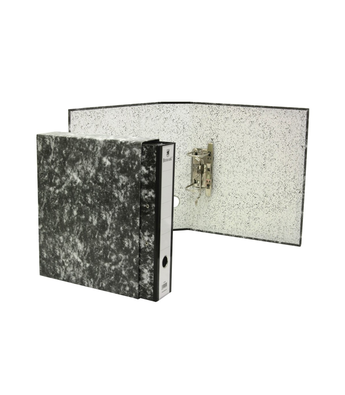 ARCHIVADOR AZ JASPEADO NEGRO