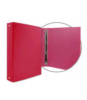 CARPETA DE 4 ANILLAS 25MM ROJO