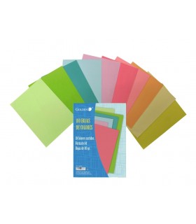 PACK 100 HOJAS DE COLORES 80GR