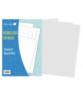 PACK 100 HOJAS BLANCAS 80GR
