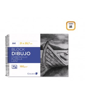 CUADERNO DE DIBUJO A4 160GR 30H LISO