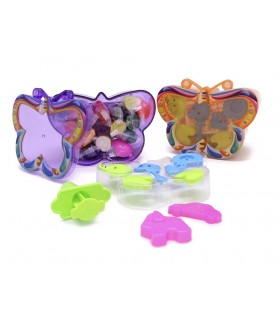 PLASTELINA MARIPOSA C/16 COLORES Y 5 MOLDES
