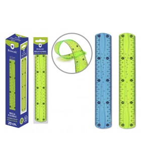 REGLA PVC FLEXIBLE 20CM