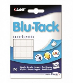 BLU-TACK BLANCO CUARTEADO