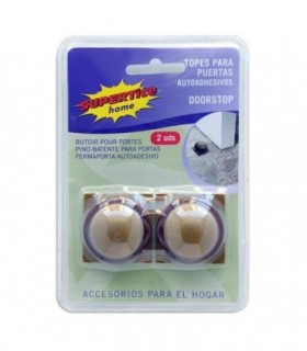 TOPE PUERTAS MARRON 2 UDS