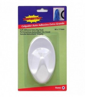 COLGADOR BLANCO OVALADO EXTRA GRANDE 1U