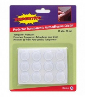 PROTECTOR TRANSP CRISTAL 12 uds (20mm)