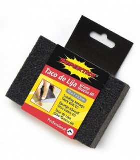 TACO LIJA 10x7x2,5CM  GRANO GRUESO 60