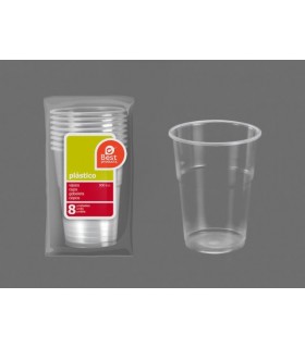 S/8 VASO TRANSP IRROMPIBLE 500 CC PP