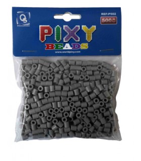 Pixy Hama beads, Gris, 500uds áprox
