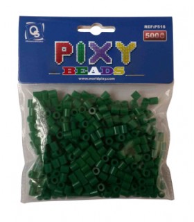 Pixy Hama beads, Verde oscuro, 500uds áprox