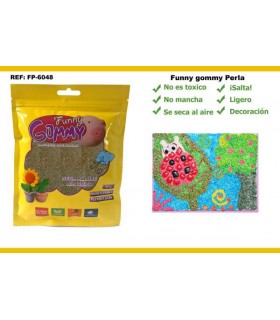 Perlas flexibles, Marrón, Funny gommy