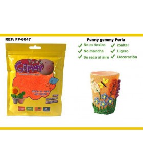 Perlas flexibles, Naranja, Funny gommy