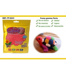Perlas flexibles, Rojo, Funny gommy