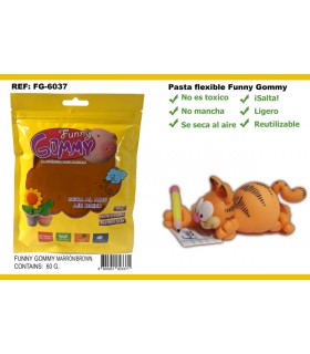 Pasta Flexible, Marron, Funny Gommy