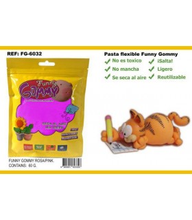 Pasta Flexible, Rosa, Funny Gommy