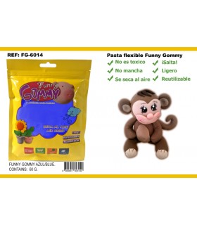 Pasta Flexible, Azul, Funny Gommy