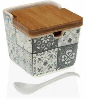 Azucarero de Cocina de Cerámica (Grey Mosaic)