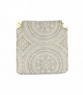 Pack 4 Cojines de Sillas Estampado Mandalas 40x40cm