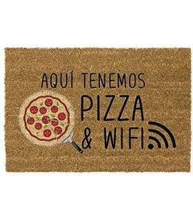 Felpudos Entrada Casa Originales y Divertidos "Pizza"