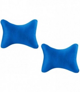 Pack 2 Almohadas de Viaje para Coche (Azul)