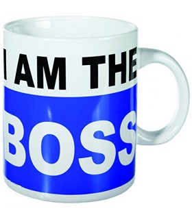 Out of the blue Taza de Porcelana, I Am The Boss