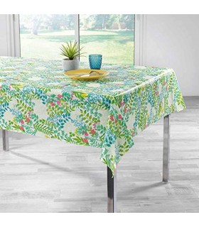 TIENDA EURASIA® Mantel Rectangular de Mesa - 140 x 240 cm - Estampado Tropical - Fabricado en PEVA 100% Polietileno