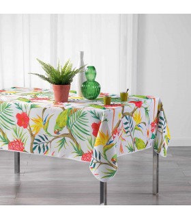 Manteles Antimanchas - Diseños Tropicales Originales - Mantel Rectangular 150 x 240 cm - 100% Polyester Lavable