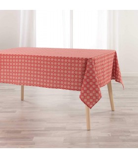Mantel Antimanchas 100% Algodón - Mantel Estampado Rectangular 140 x 240 cm