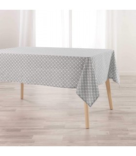 Mantel Antimanchas 100% Algodón - Mantel Estampado Rectangular 140 x 240 cm