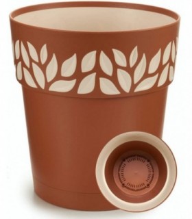 Maceta de Plástico (Marrón, 25 cm)