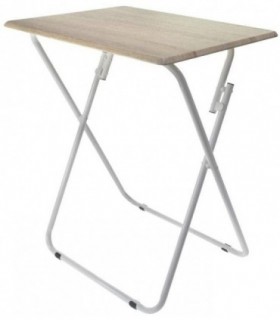 Mesa Plegable de Cocina, Salón, Dormitorio 48x38x66cm (Arce)