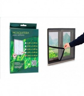 Pack 2 Mosquitera Universal Recortable para Ventanas/Puertas (2 x (180 x 240 cm))
