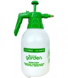 Pulverizador de Agua a Presion Boquilla Regulable y Pulverizador Automatico (2L 17,5 x 32 cm)