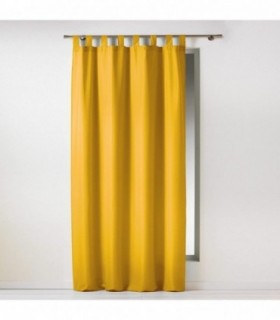 Cortinas de Salon de Terciopelo 140 x 260 cm 1 Unidad Colores Lisos Modernos (1609099 Miel)