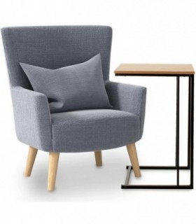 Mesa Auxiliar Multifuncional 40 x 30 x 60 cm (Black)