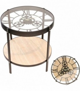 Mesa de Centro Auxiliar Medida Ø 51 cm x H 49 cm