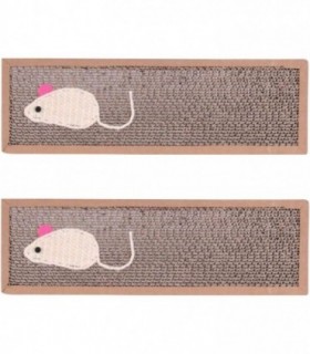 Pack 2 Rascadores para Gatos 38 x 125 x 2 cm