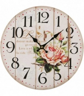 Relojes de Pared Originales Ø 29 cm x 4 cm (Flores 18190068)