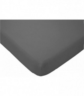 Sabanas Bajeras Ajustables (Gris Oscuro - C51, Cama 135 - 135x200+30cm)