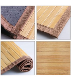 Alfombras Fabricadas en Madera de Bambú Ecológica(Natural, 60 X 90 CM)
