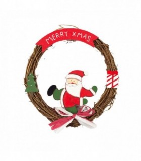 COLGANTE PUERTA PAPA NOEL 20CM