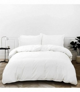 Juego 4 Piezas Funda Nordica Cama 135  (Blanco, Cama 135 / 210x220 cm)
