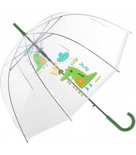 TIENDA EURASIA® Paraguas Transparente - Diseño Original - Frases Divertidas - Apertura Automática - ø85x84cm