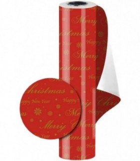 Rollo de Papel de Regalo Original Grande de 62 cm x 85 Metros Aprox (Navidad 2)