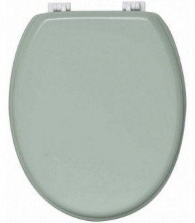 Tapa de WC Universal Color Liso Fabricada en MDF con Bisagras de Plastico 43,5 x 37,5 cm (4101146 - Verde Pastel)