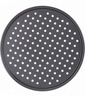 Bandeja Horno Pizza de Acero con Tratamiento Antiadherente Temp Max 250º Apto para Lavavajillas Diametro 29 cm