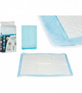 Empapadores para Perros Super Absorbentes Elimina el Olor Antibacterias Adhesivo en Las Esquinas 10 Uds (60 x 60 cm)
