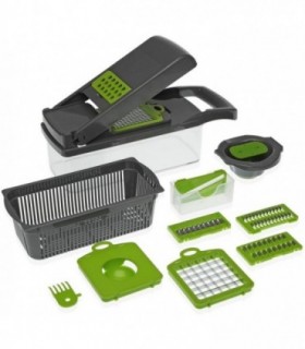 Mandolina de Cocina Corte Profesional con Deposito 8 Funciones de Corte